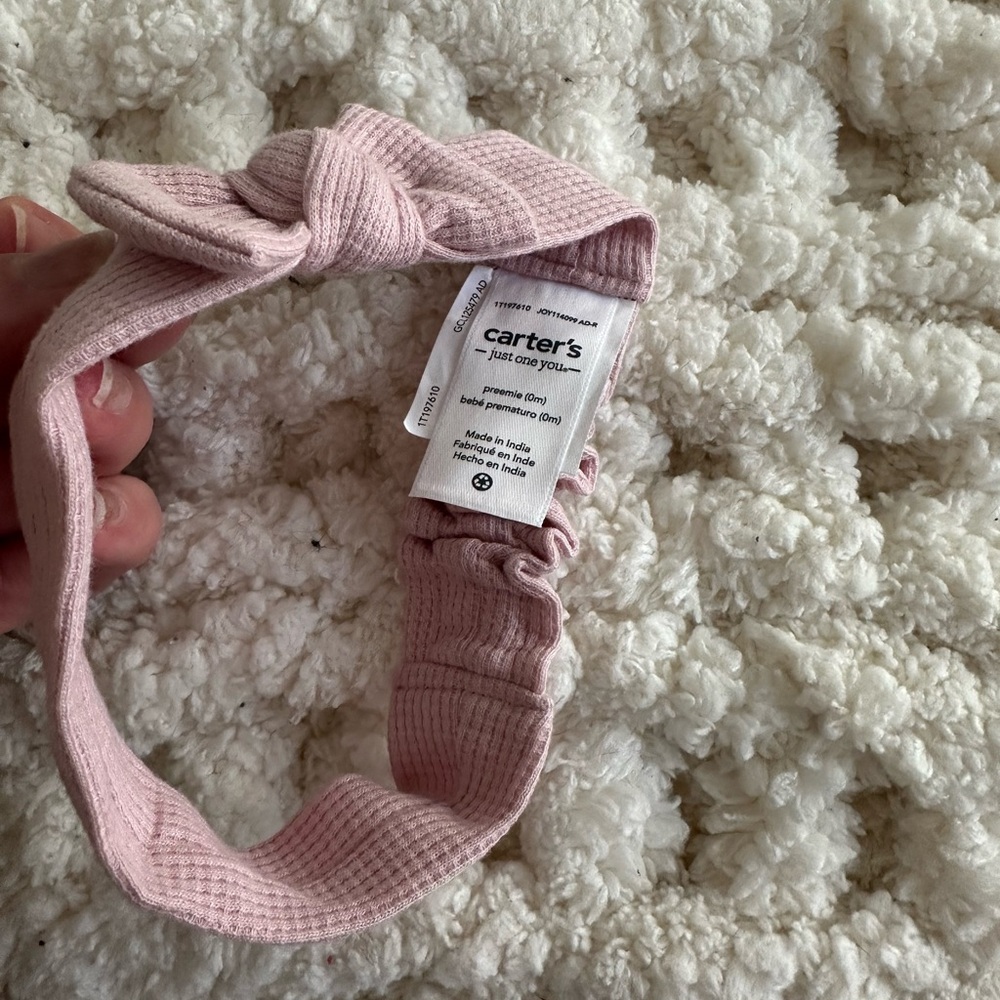 Waffle Bow Headband - Picture 2 of 2